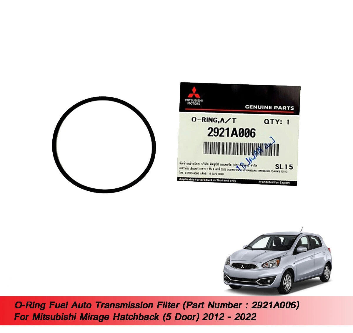O-Ring Fuel A/T Filter for Mitsubishi Mirage Hatchback (2012-2022)