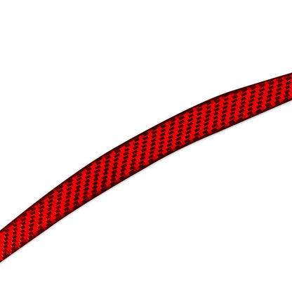 Red Headlight Eyebrow Eyelids Cover Trim for Alfa Romeo Giulia (2015-2024)