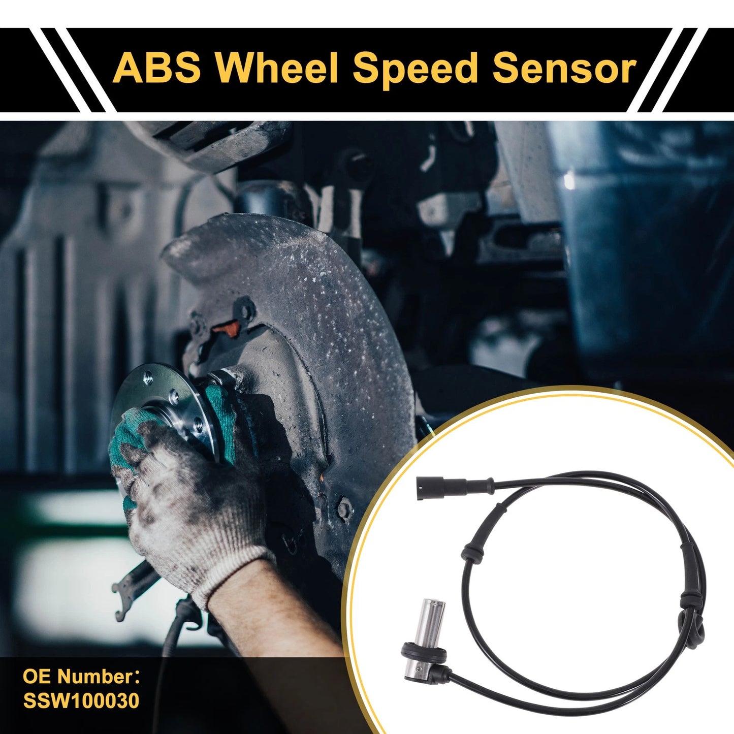 ABS Wheel Speed Sensor for Land Rover Freelander (1997-2000)
