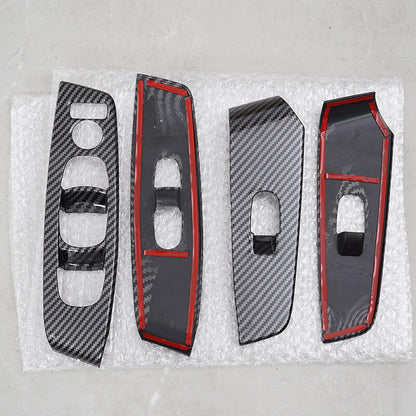 Carbon Style Window Switch Panel Cover Trim for Nissan Altima, Sentra (2019-2022)