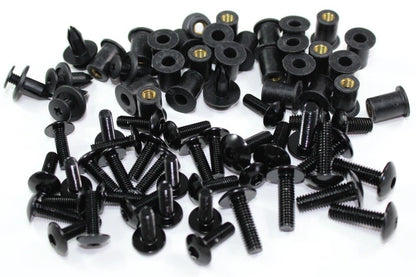 Fork Cap Windshield Bolt Kit for Kawasaki 636 Ninja ZX-6R (2005–2008)