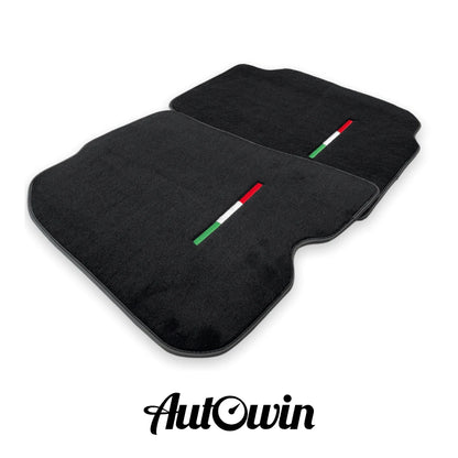 AutoWin Floor Mats for Ferrari F12 Berlinetta Black Tailored Carpets