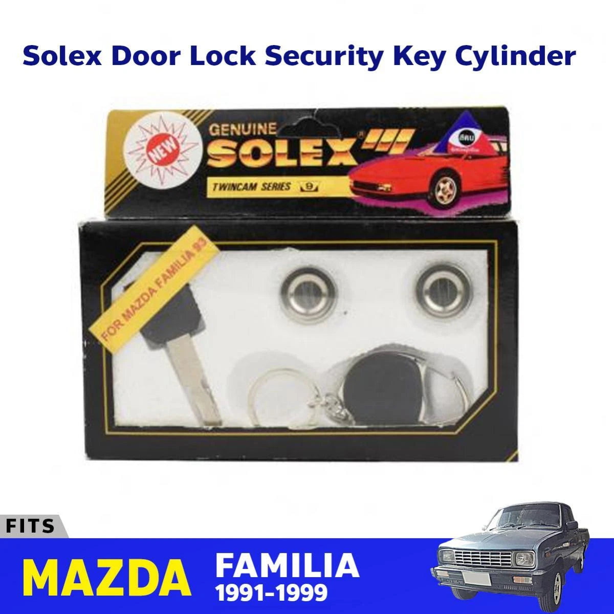 Solex Door Trunk Lock Key Cylinder Fits Mazda Familia Pickup Truck 1993-99 D06