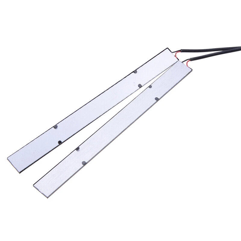 2 x 12V Amber DRL COB LED Strip Lights for Camping Caravan Boat Car Waterproof