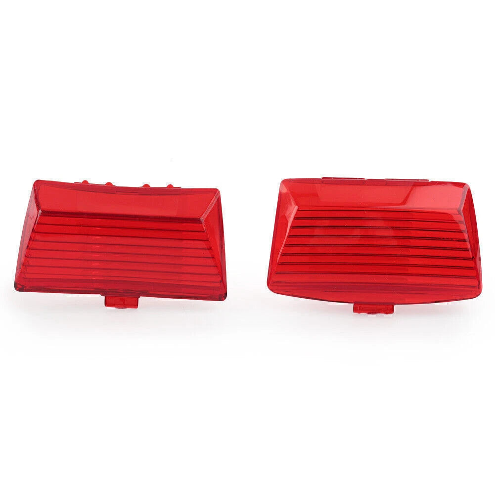 Red Rear Fender Tip Mud Guard Light Lens Cover for Harley Touring (2014-2023)