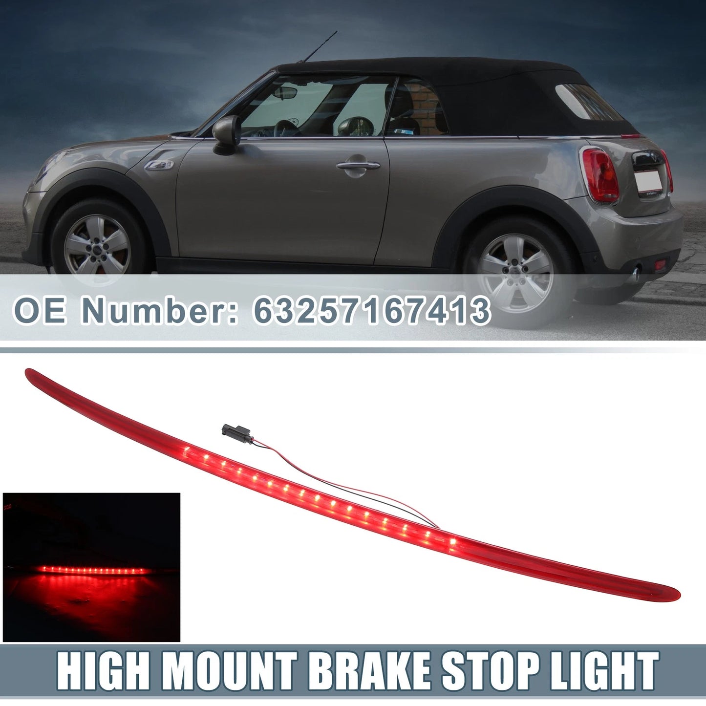 High Mount Brake Stop Light for Mini Cooper (2008-2013)