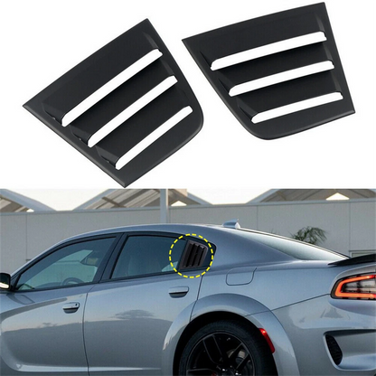 Car Window Blinds Quarter Louver Covers for Dodge Charger (2011-2021)