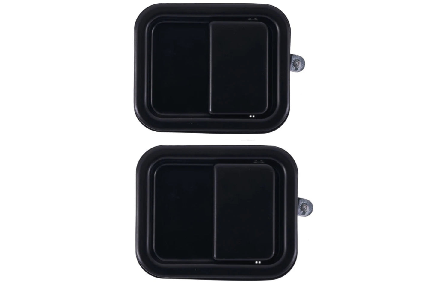 2 x Front LH+RH Black Outer Door Handle for Jeep Wrangler TJ (1997–2006)