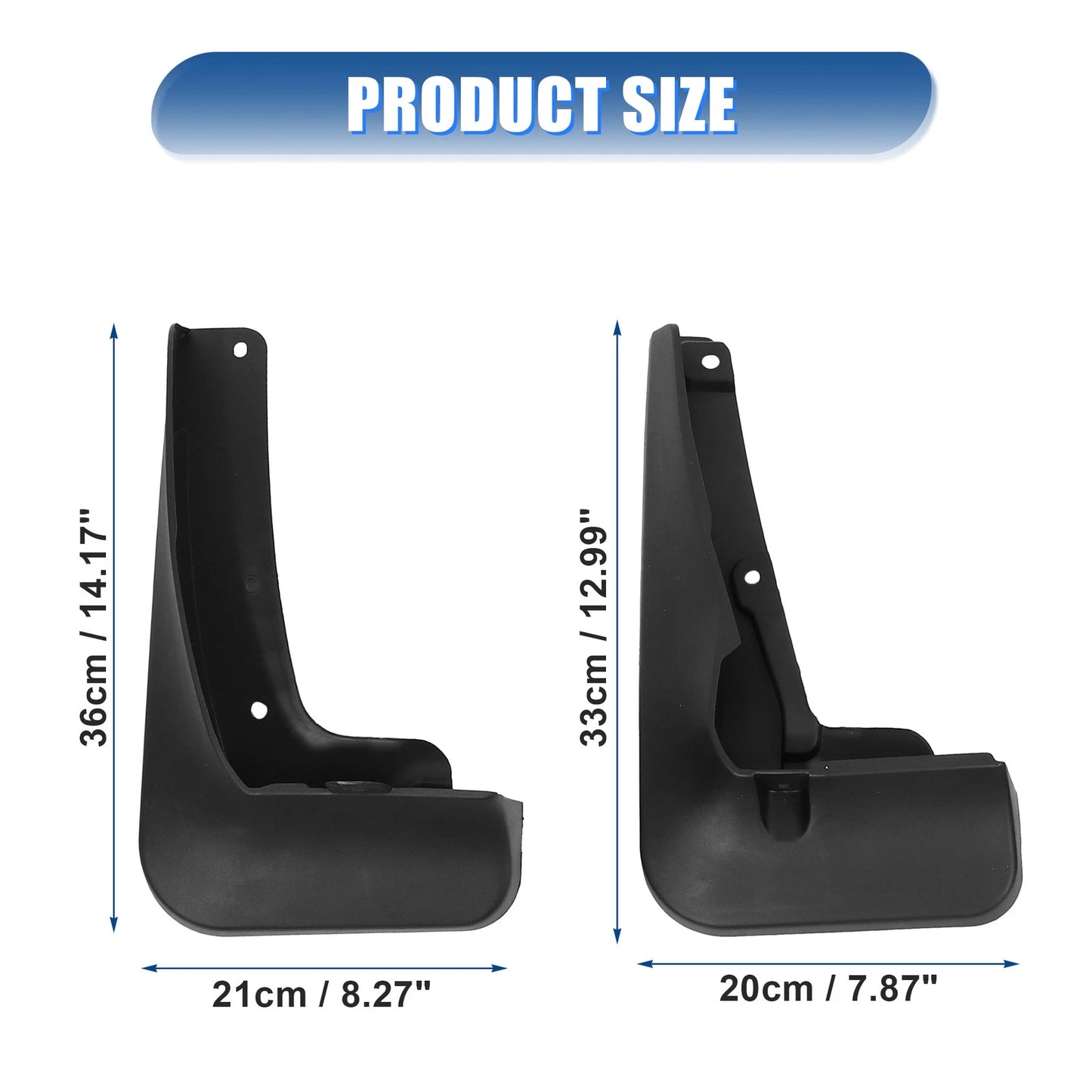 Mudguard Fender Kit  for Toyota Highlander (2020-2021) Black