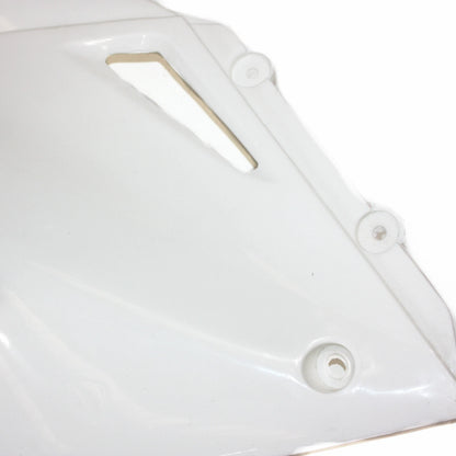White Plastic Rear Number Plate Guard for CRF250 PIT Trail Dirt Bike