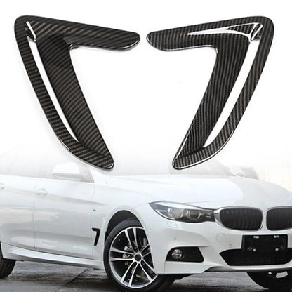Black Side Body Marker Fender Air Wing Vent Trim for BMW 3 Series GT (2013-2017)