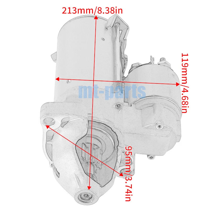 Starter for BMW R1200GS (2008-2012) - 12417682099, 12317691956, 12412306140, 12417712231