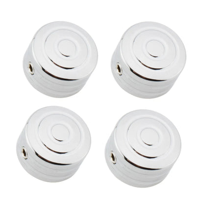 4 x Chrome Machined Head Bolt Cover Caps for Triumph T120 Thruxton (2016-2023)