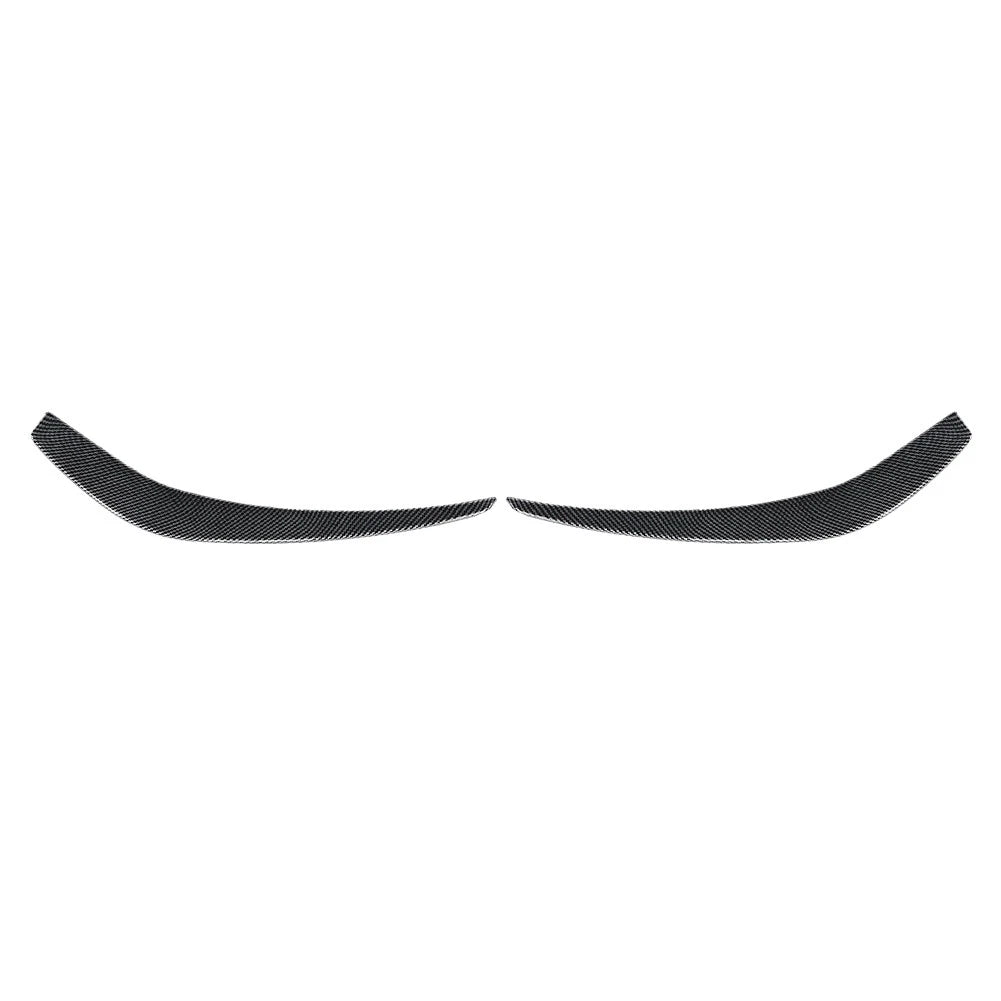 Carbon Fiber Black Front Bumper Side Air Vent Trims for Benz A Class (13-15)