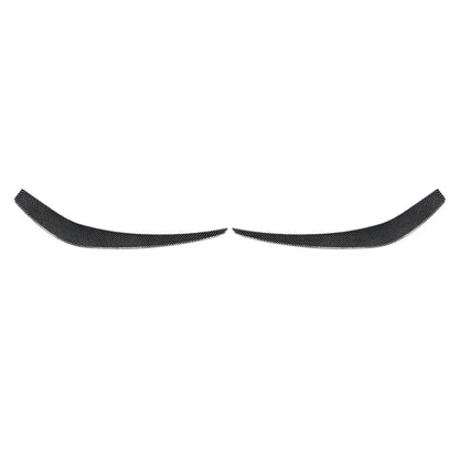 Carbon Fiber Black Front Bumper Side Air Vent Trims for Benz A Class (13-15)
