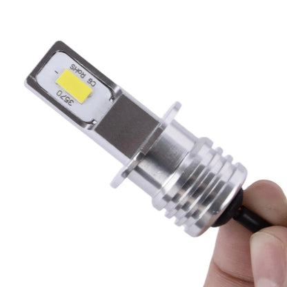 White LED Fog Light Bulbs with Connector Harness for H3 (12V-24V)