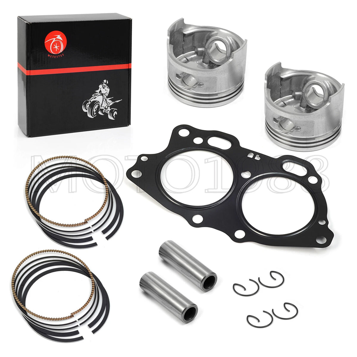 Engine Rebuild Kit Piston Gasket Valve for EZGO Golf Cart 350cc (1996–2002)