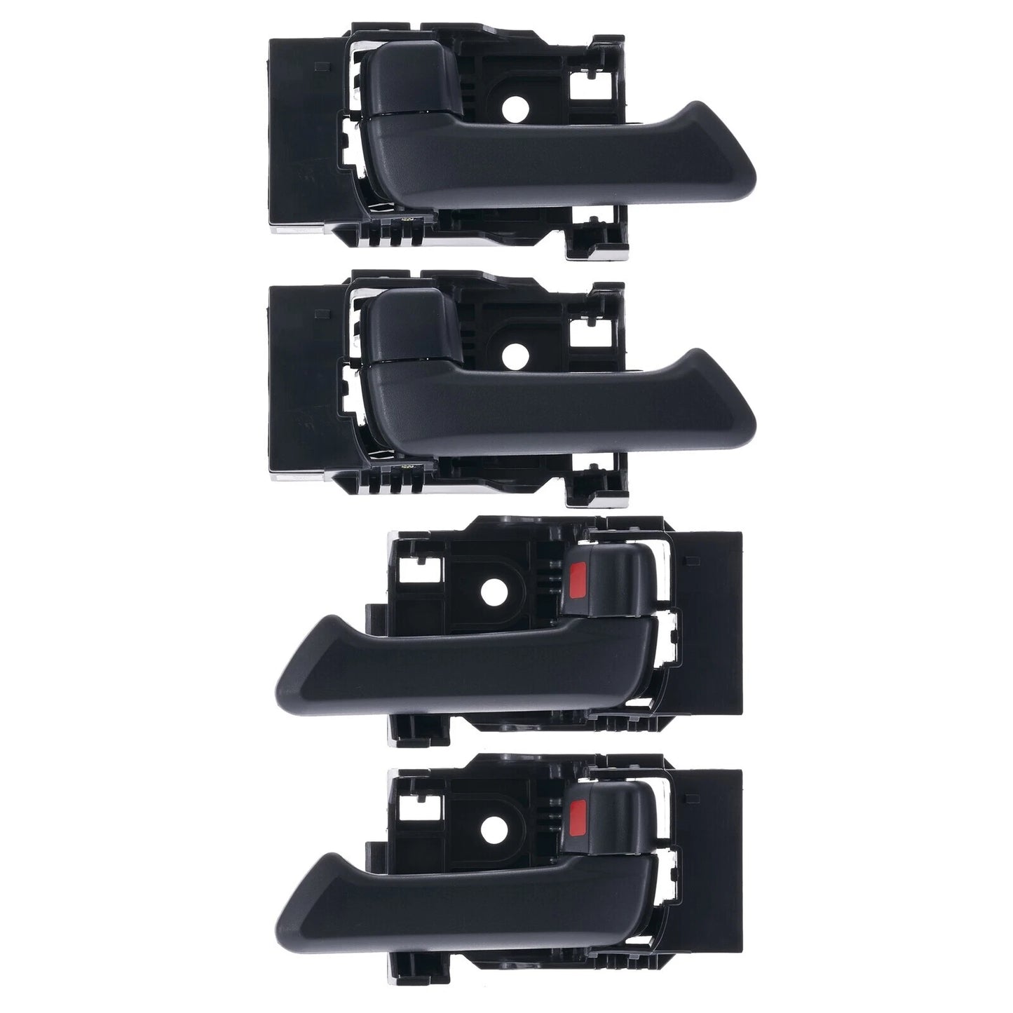 4pc Inner Door Handle Set Black for Holden Rodeo RA (2003-2008)