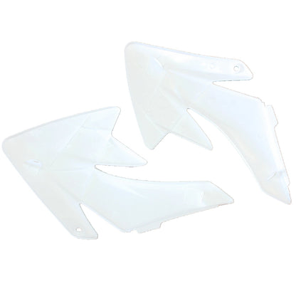 White Plastic Front Tank Guard Fender for CRF70 PIT PRO Dirt Bike (2005-2023)