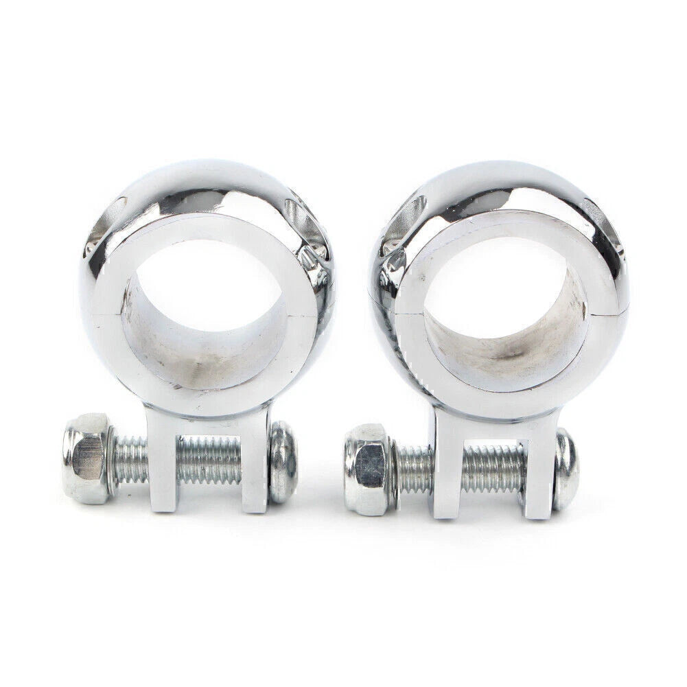 1-1/4" Engine Crash Bar Foot Peg Mount Clamp for Harley