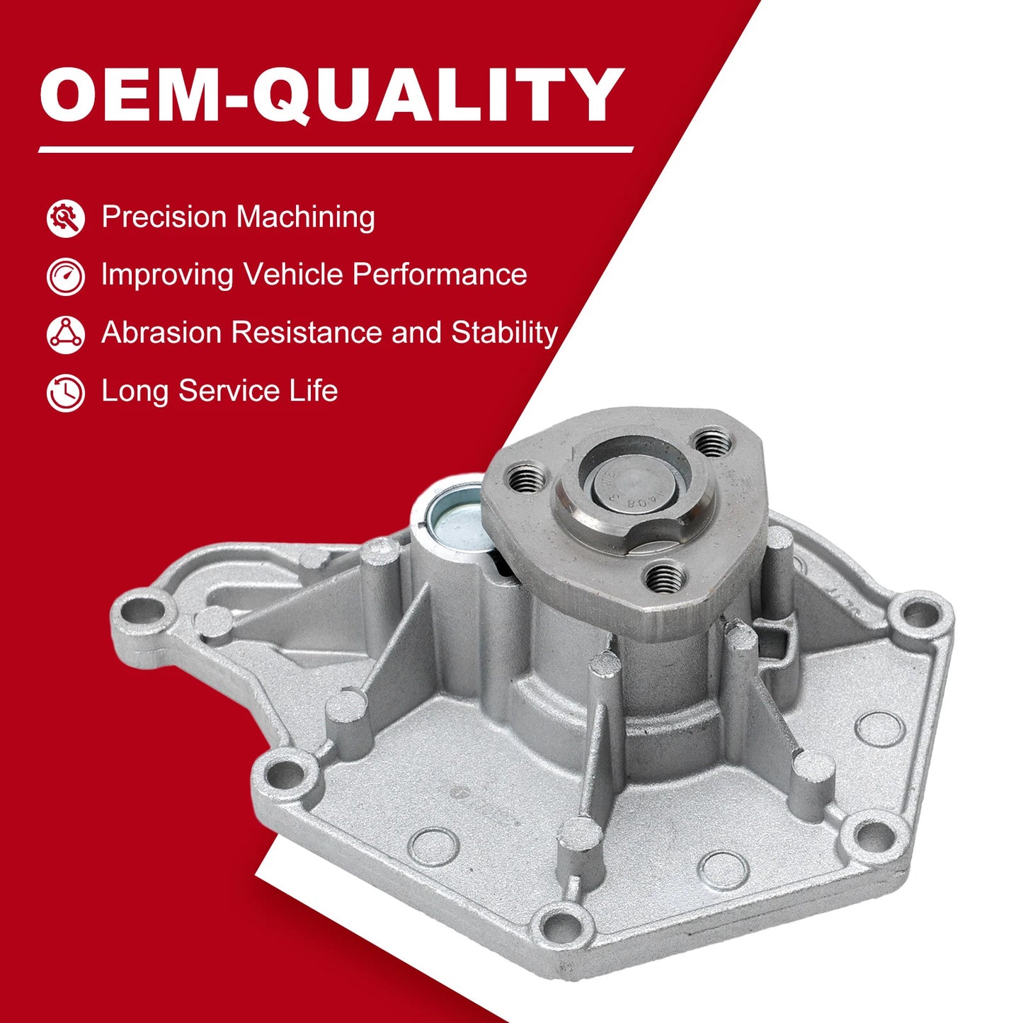 Water Pump with Gasket for Audi A4 A5 A6 A8 Q7 VW Touareg (2004-2023)