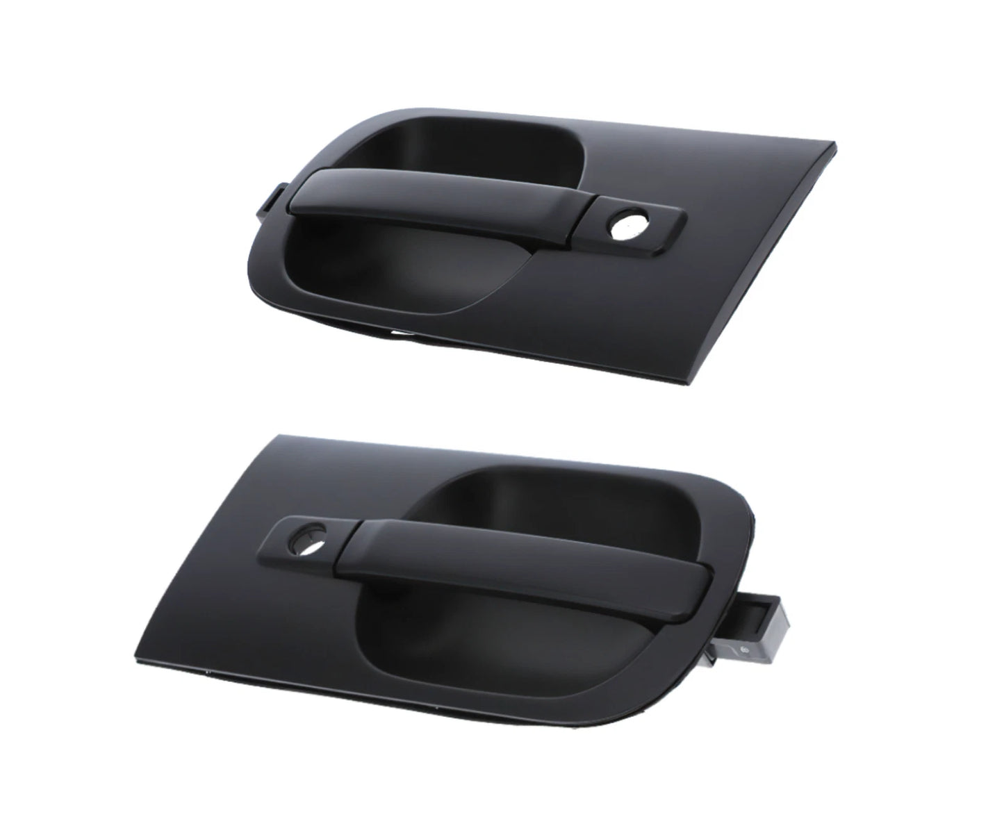 Front Left & Right Set Door Handle Outer Black for Hyundai iLoad iMax (2008-2023)