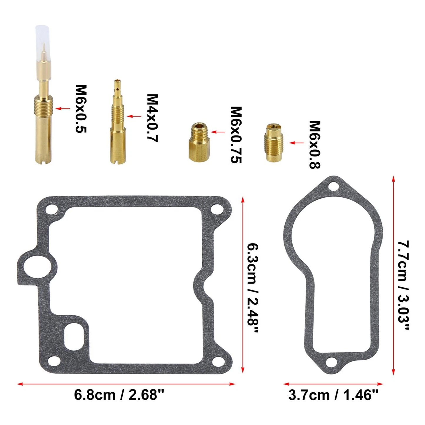 Carburetor Repair Rebuild Kit for Yamaha TT250 XT250