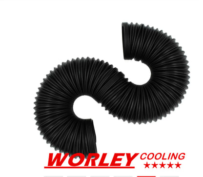 3" Flexible Short Ram Cold Air Intake Turbo Tube Pipe Hose Duct for NJ