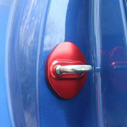 Red Accessory Door Lock Protector Cover Trim for Honda CR-V (2007-2023)