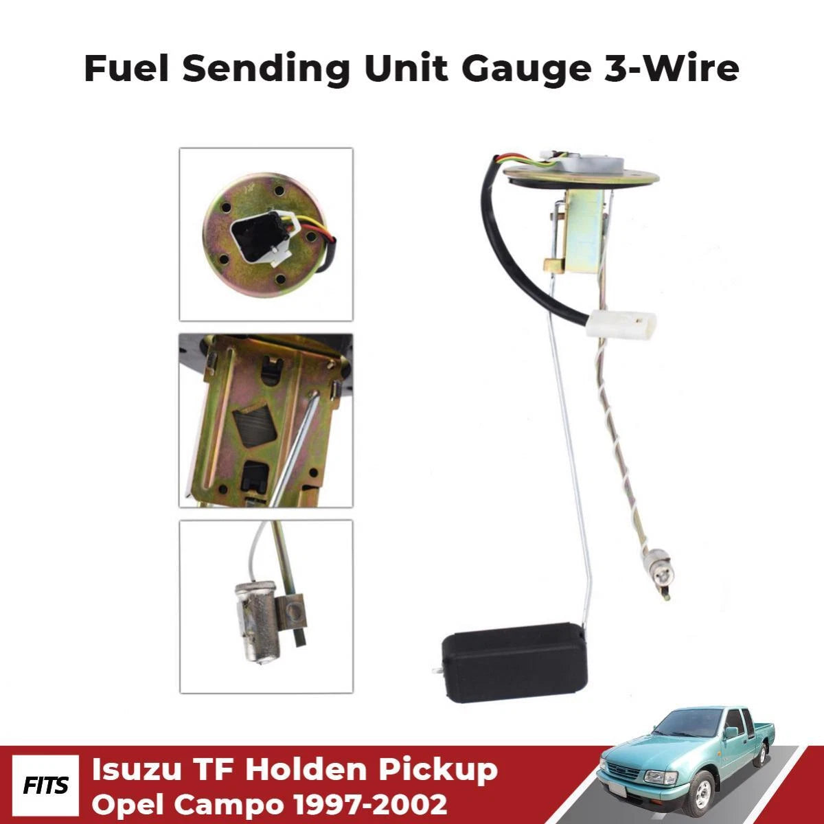 Fuel Sending Unit 3 Wires Fits Holden Rodeo Isuzu TF Ute Pickup Truck 1997-2002
