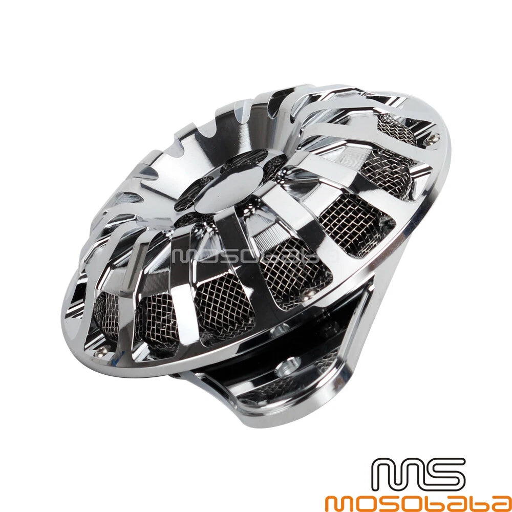 CNC Motorcycle Horn Speaker Cover for Harley Big Twin Softail Sportster (91-17)