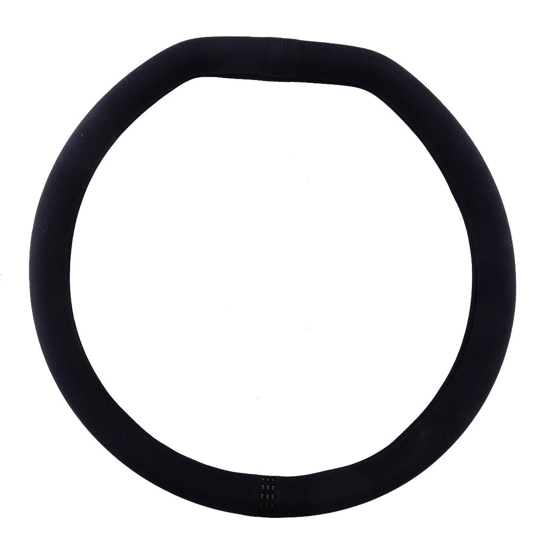 38cm D Shape Faux Suede Steering Wheel Cover for Universal Cars