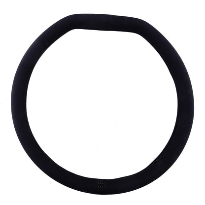38cm D Shape Faux Suede Steering Wheel Cover for Universal Cars