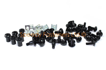 Bulloni Clip Alluminio Nero for Suzuki GSX-R 750 (1996–2000)