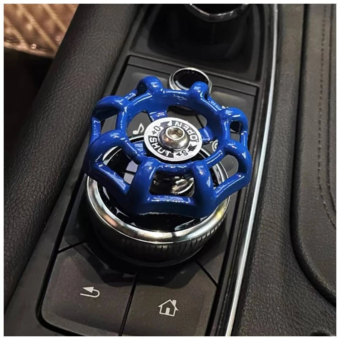 3D Water Valve Button Cover for Car Central Control Knob - Universal Fit