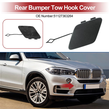 Rear Bumper Tow Hook Cover for BMW 428i (2014-2016) - Grey 1 x Cover