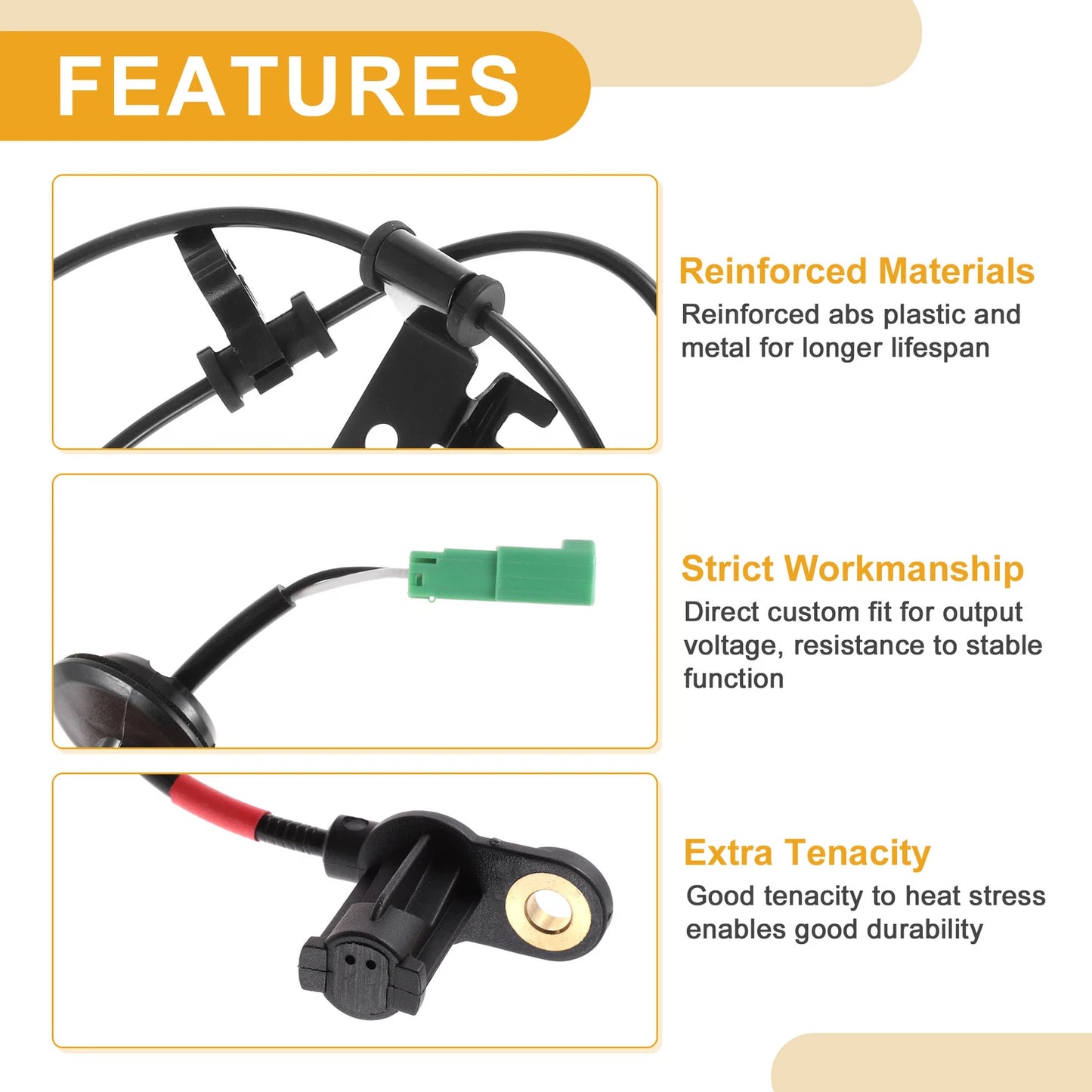 ABS Wheel Speed Sensor for Ford Escape Rear Left (2013-2019)