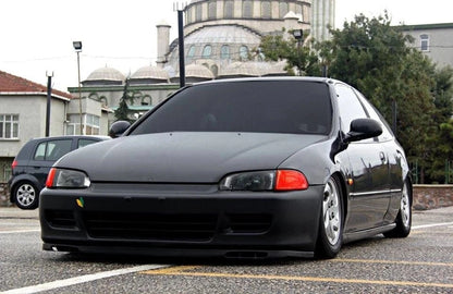 2 Piece Front Bumper Splitters for Honda Civic EG (1992-1995)