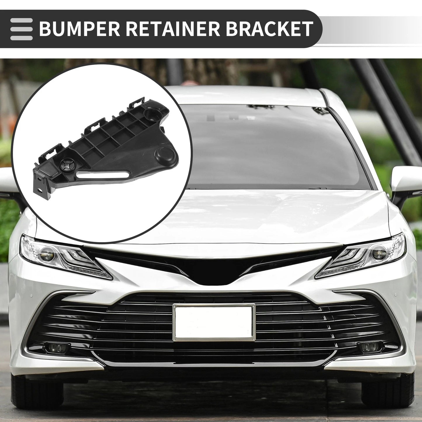 Right Front Bumper Retainer Bracket for Toyota Hilux Revo (2015-2023)