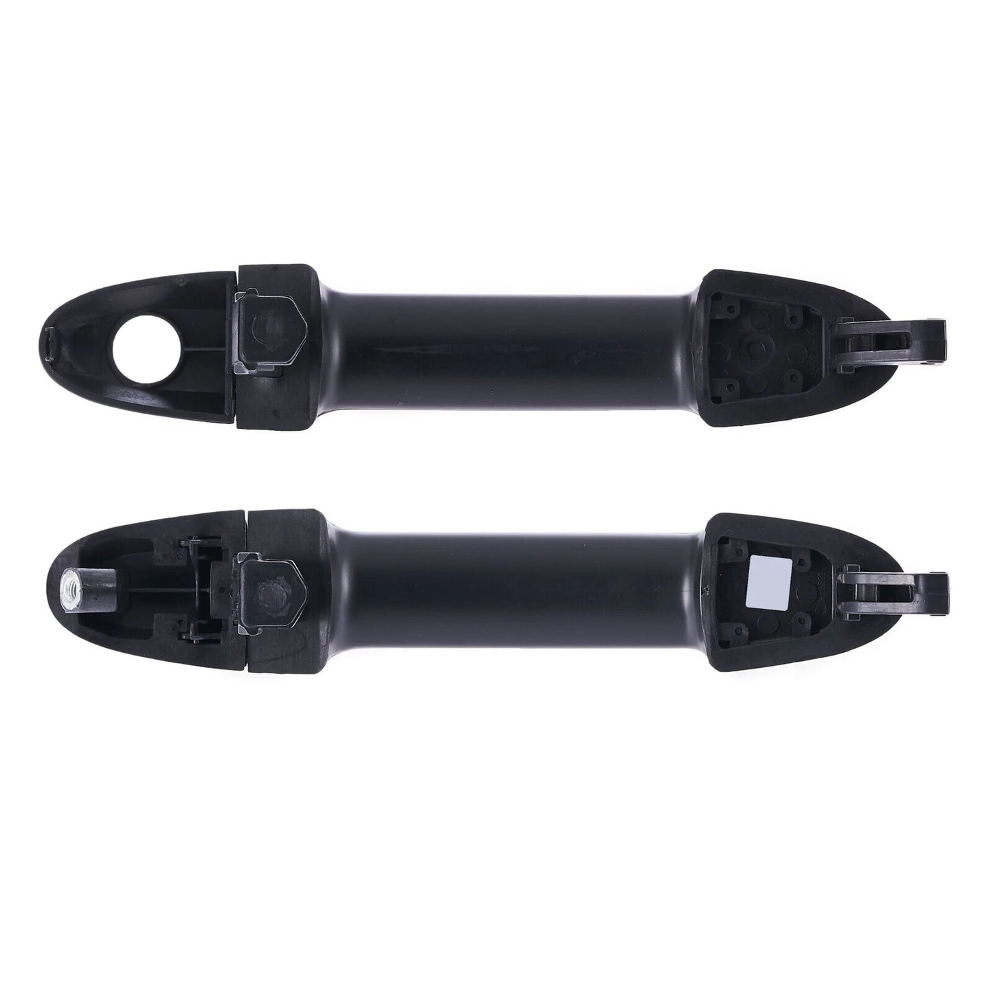 2 x Front Outer Door Handles Black for Hyundai Santa Fe CM (2005-2012)