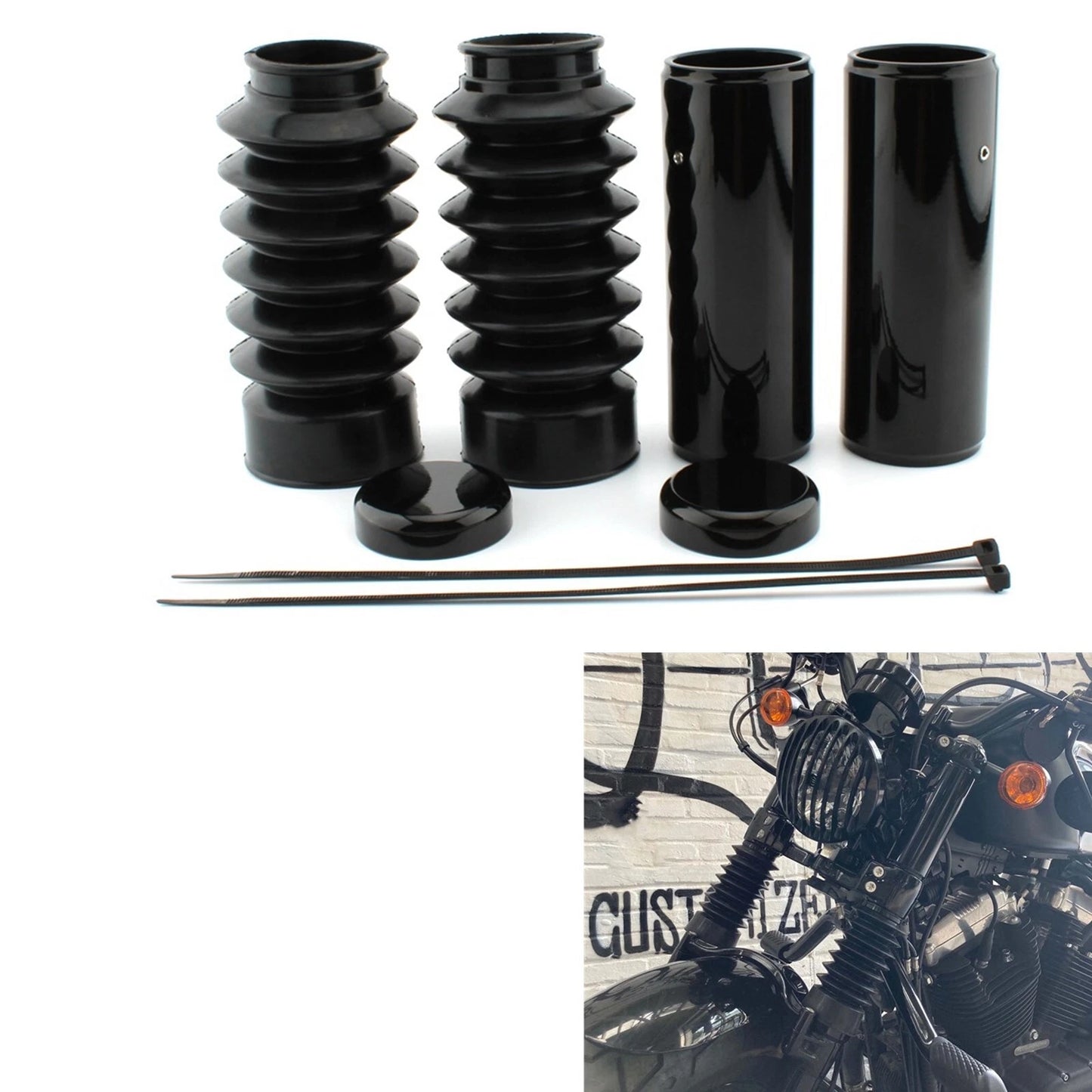 Front Fork Covers for Harley Sportster