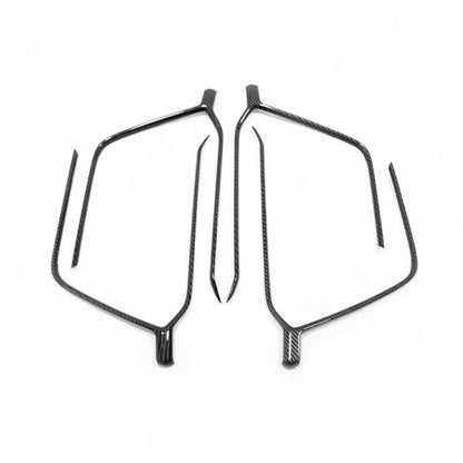Carbon Fiber Door Handle Armrest Cover Trim for Toyota RAV4 (2019–2023)