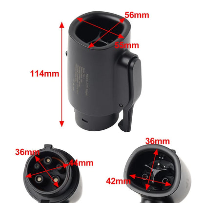 Tesla to J-1772 Fast Charger Adapter for Electric Vehicles (2021-2023)