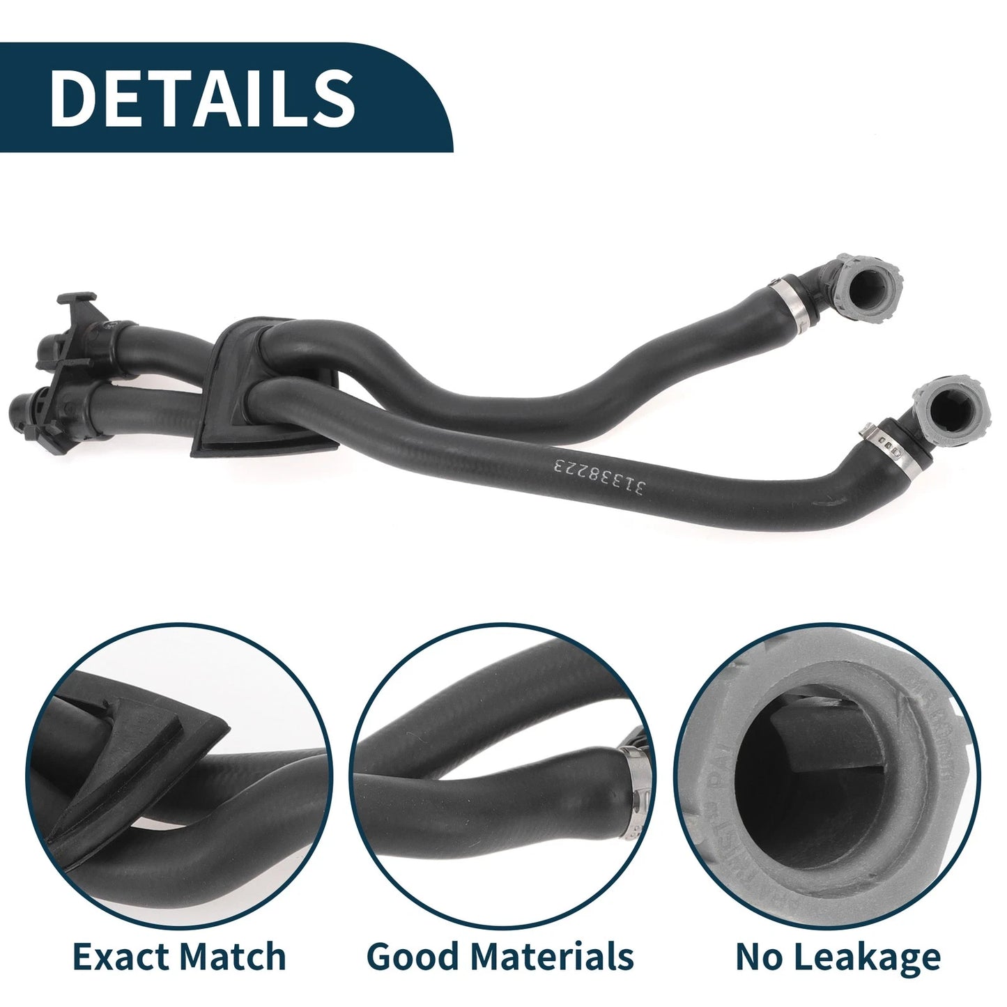 Radiator Hose Warm Air Outlet Pipe for Volvo S60 (2014-2017)