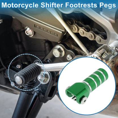Shifter Footrests Pegs for Yamaha YZF Green