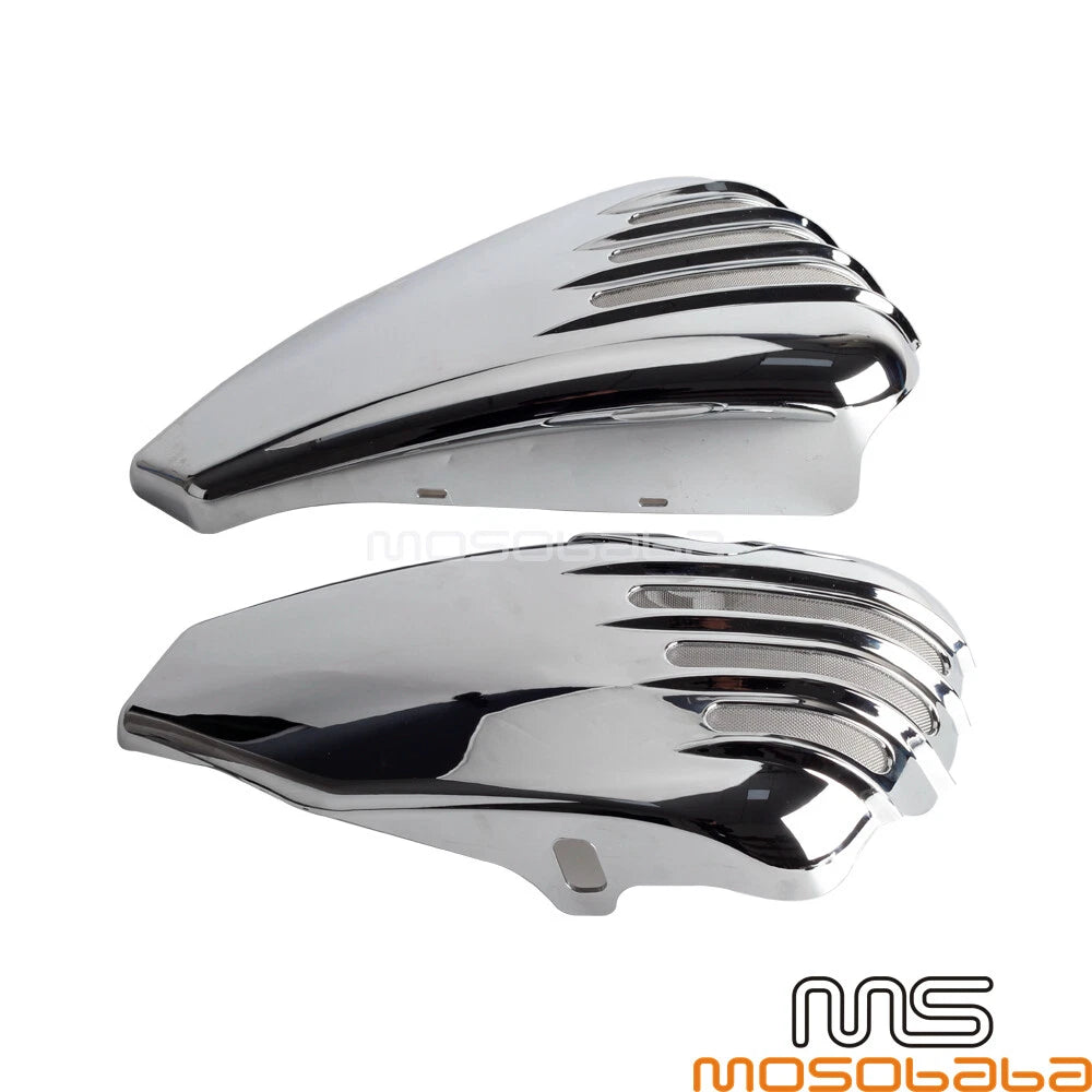 Chrome Fairing Battery Side Covers for Harley Seventy Two XL1200V Iron 883 (2014-2023)