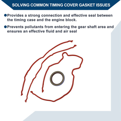 Engine Timing Cover Gasket Set for Ford Explorer (2006-2010)