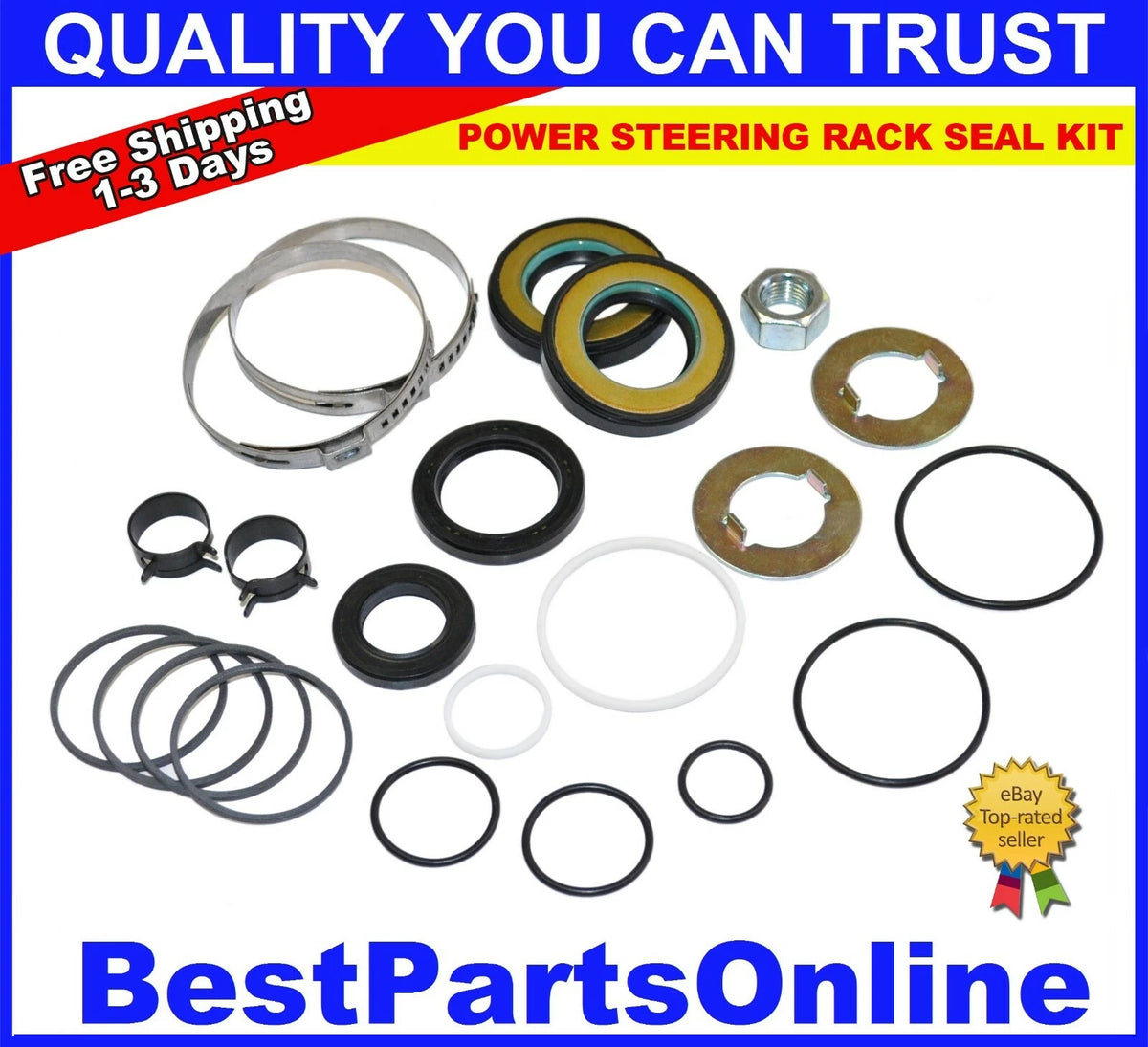 Rack & Pinion Repair Seal Kit for Honda Accord (2008–2012)