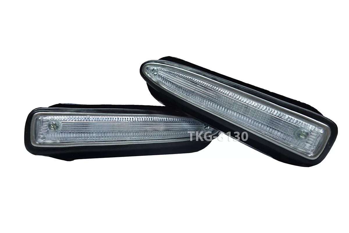 White Side Marker Turn Signal Lamp for Nissan Datsun 1300 520 521 (1968-1973)