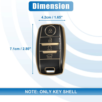 TPU Smart Key Fob Case Cover  for Kia Forte Koup, Niro (2014-2022)